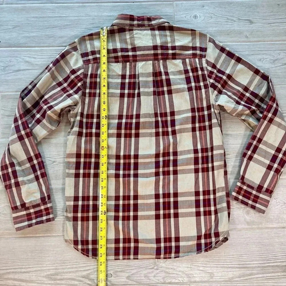 The North Face Men's Multicolor Plaid Long Sleeve Button Down Shirt‎ Size Medium - Picture 10 of 12